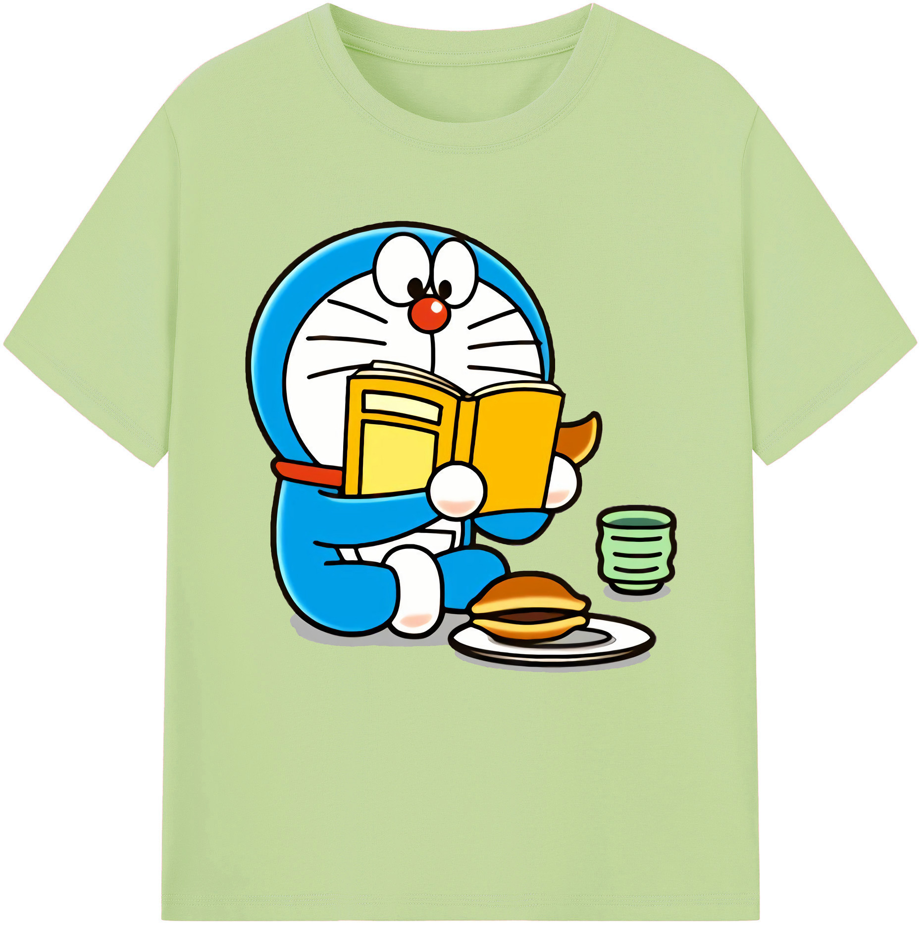 （画像用） ドラえもん Doraemon 綿100％半袖Tシャツ（フロントプリント）